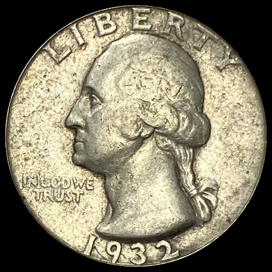1932-S Silver Washington Quarter LIGHTLY CIRCULATED
