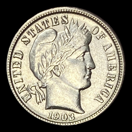 1903 Silver Barber Dime CLOSELY UNCIRCULATED