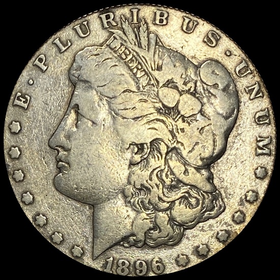 1896-S Silver Morgan Dollar LIGHTLY CIRCULATED