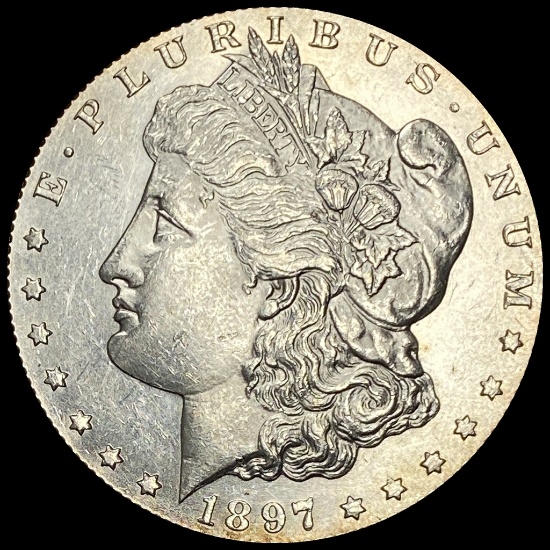 1897-S Silver Morgan Dollar GEM BU