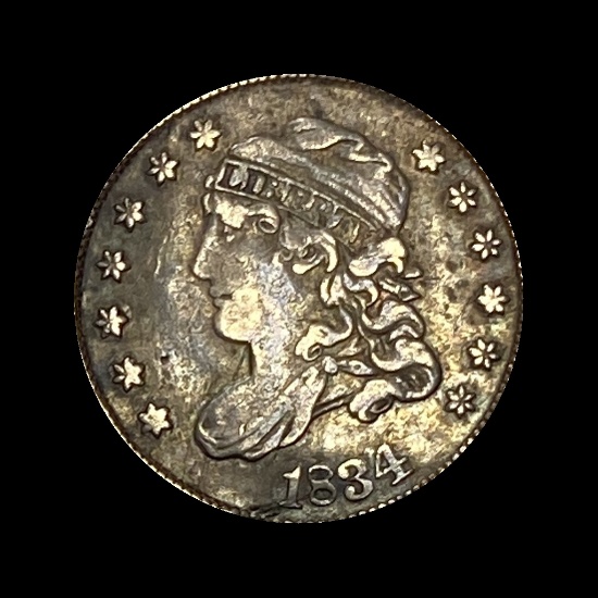 1834 Capped Bust Half Dime LIGHTLY CIRCULATED