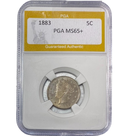 1883 Liberty Victory Nickel PGA MS65+