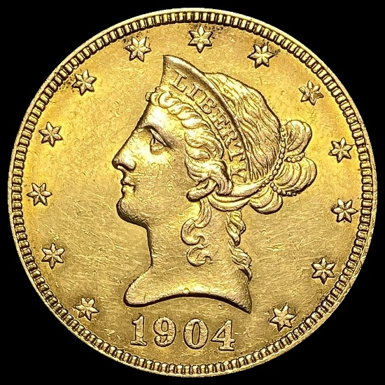 1904 Liberty Head $10 Eagle Gold Coin CHOICE AU