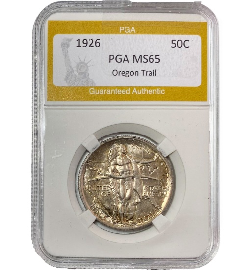 1926 Oregon Trail 50C PGA MS65