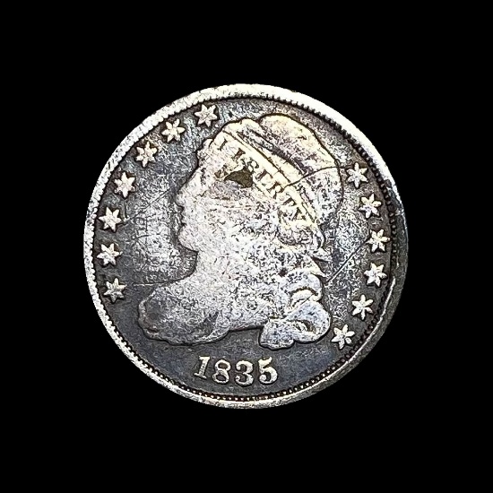 1835 Capped Bust Dime NICELY CIRCULATED