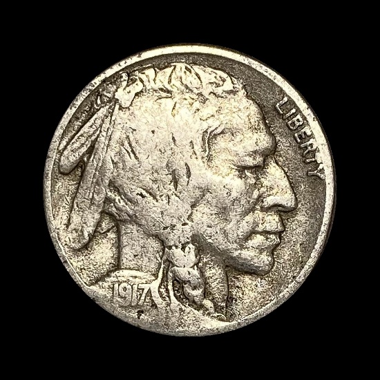 1917-S Buffalo Nickel LIGHTLY CIRCULATED