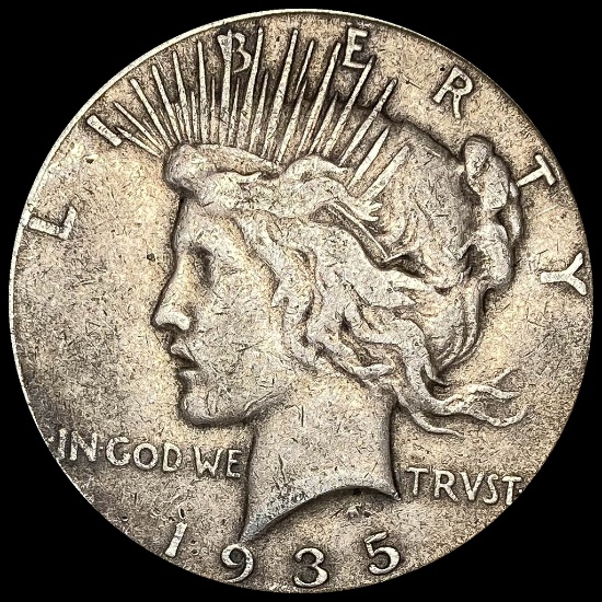 1935-S Silver Peace Dollar LIGHTLY CIRCULATED