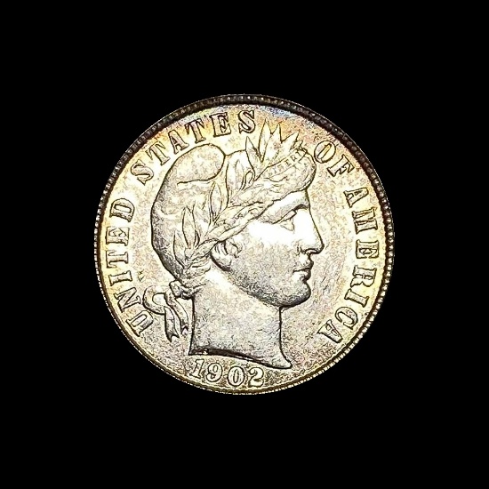 1902 Barber Dime CLOSELY UNCIRCULATED