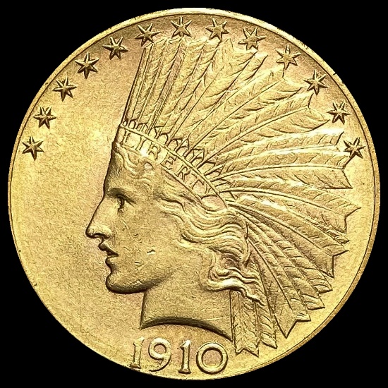 1910-D Indian Head $10 Gold Eagle UNCIRCULATED