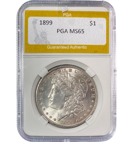 1899 Morgan Silver Dollar PGA MS65