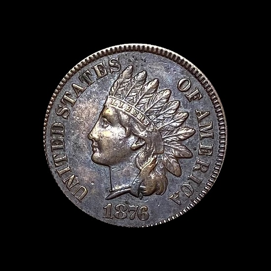 1876 Indian Head Cent NEARLY UNCIRCULATED