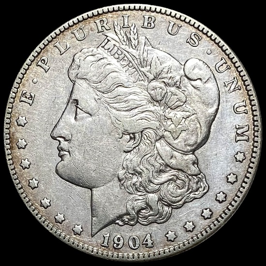 1904-S Silver Morgan Dollar NEARLY UNCIRCULATED