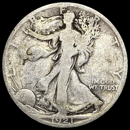 1921-S Silver Walking Liberty Half Dollar NICELY CIRCULATED