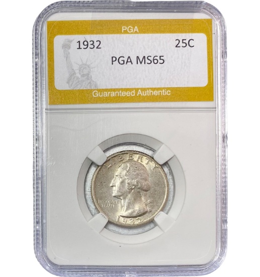 1932 Washington Quarter PGA MS65