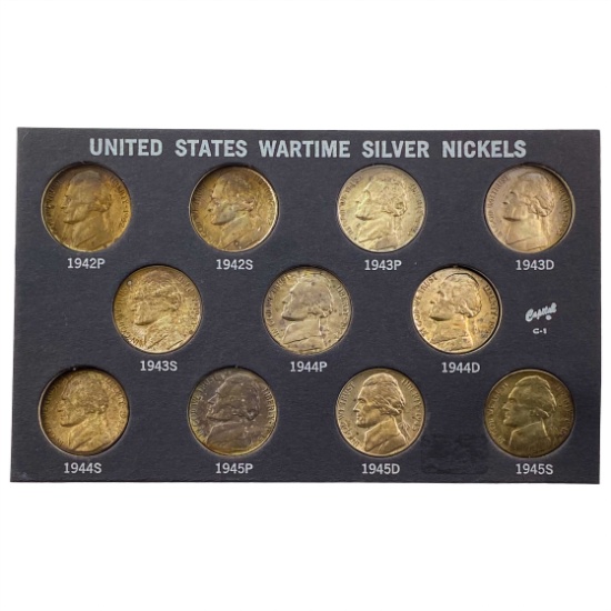 [11]1942-1945 U.S. Wartime Silver Nickles