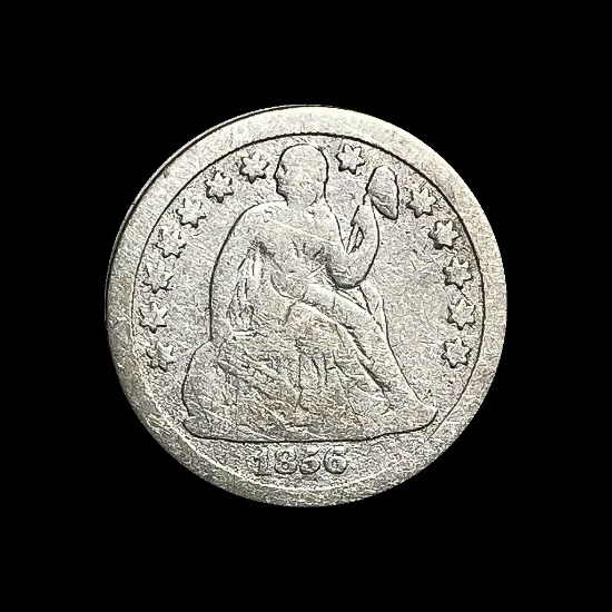 1856-O Silver Seated Liberty Dime LIGHTLY CIRCULATED