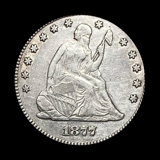 1877 Seated Liberty Quarter CLOSELY UNCIRCULATED