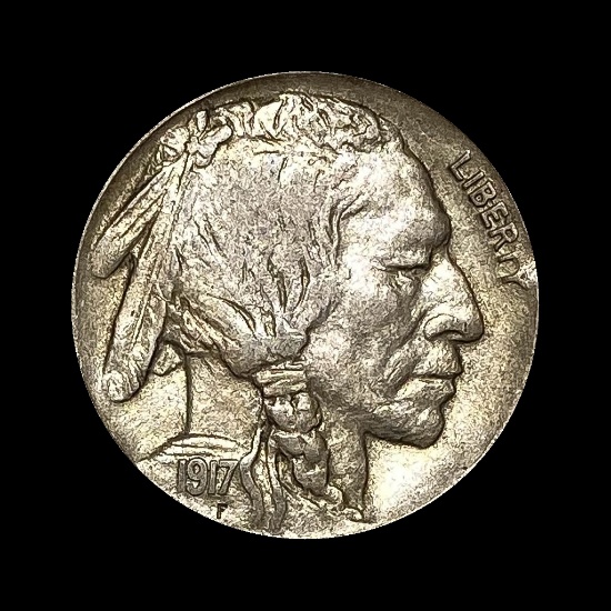 1917-D Buffalo Nickel CLOSELY UNCIRCULATED