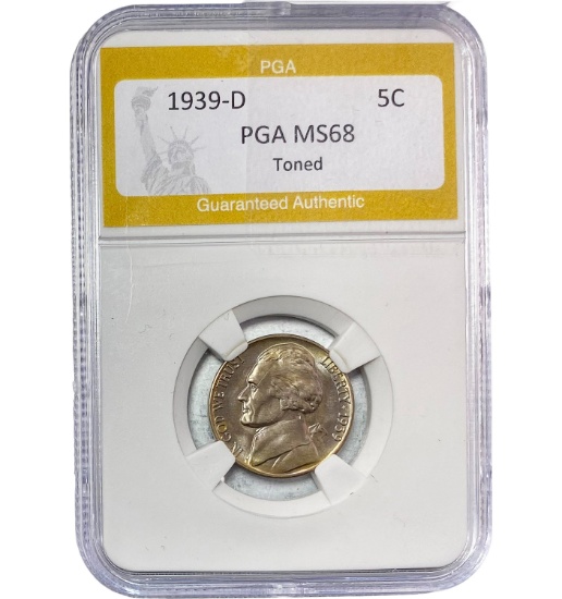 1939-D Jefferson Nickel PGA MS68