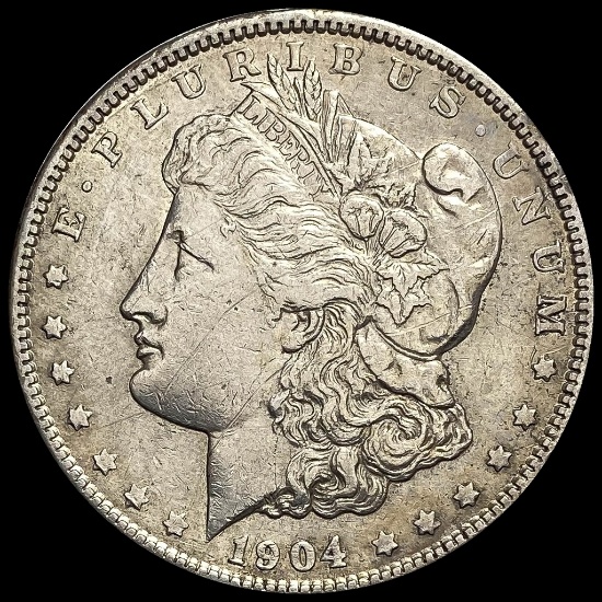 1904 Morgan Silver Dollar CLOSELY UNCIRCULATED