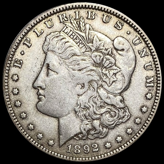 1892-O Silver Morgan Dollar NEARLY UNCIRCULATED