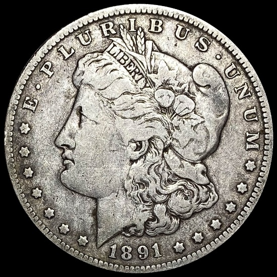 1891-O Silver Morgan Dollar LIGHTLY CIRCULATED
