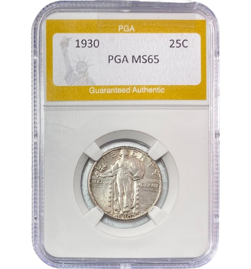 1930 Standing Liberty Quarter PGA MS65