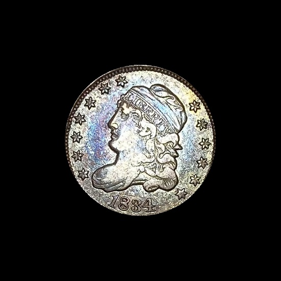 1834 Capped Bust Half Dime NEARLY UNCIRCULATED