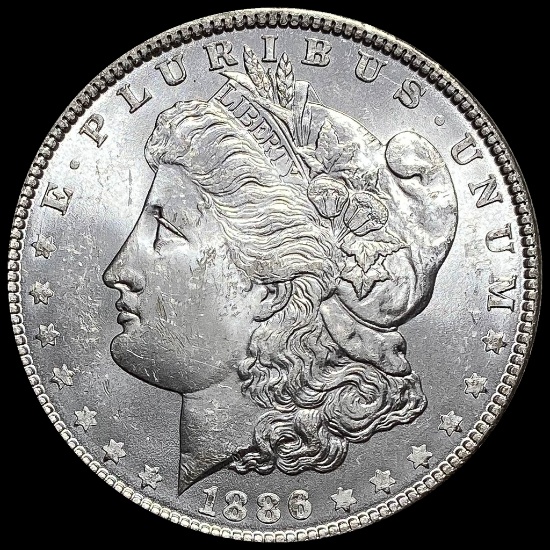 1886 Morgan Silver Dollar GEM BU