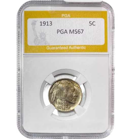 1913 Buffalo Nickel PGA MS67