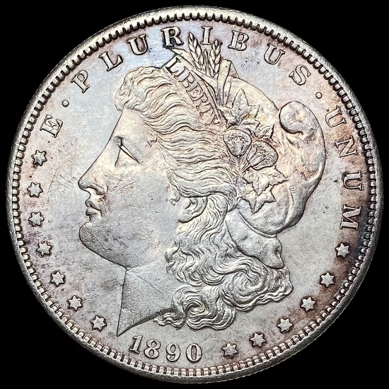 1890-S Silver Morgan Dollar GEM BU