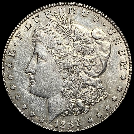 1888-S Silver Morgan Dollar CLOSELY UNCIRCULATED