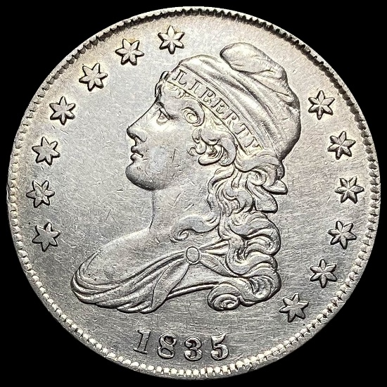1835 Capped Bust Half Dollar UNCIRCULATED