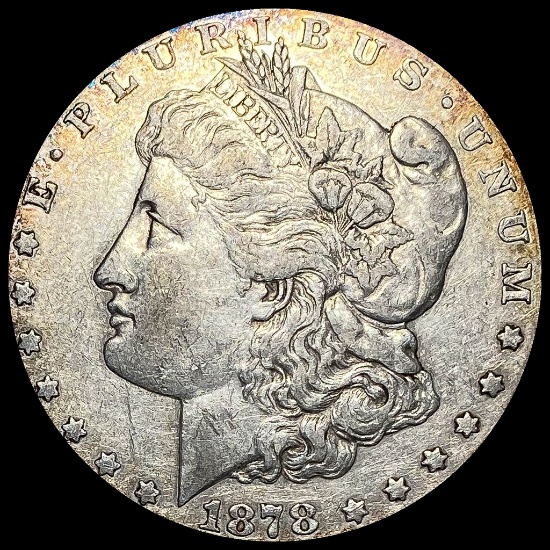 1878 Silver Morgan Dollar CLOSELY UNCIRCULATED