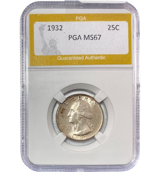1932 Washington Quarter PGA MS67