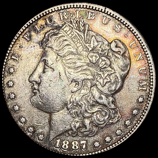 1887-S Silver Morgan Dollar CLOSELY UNCIRCULATED