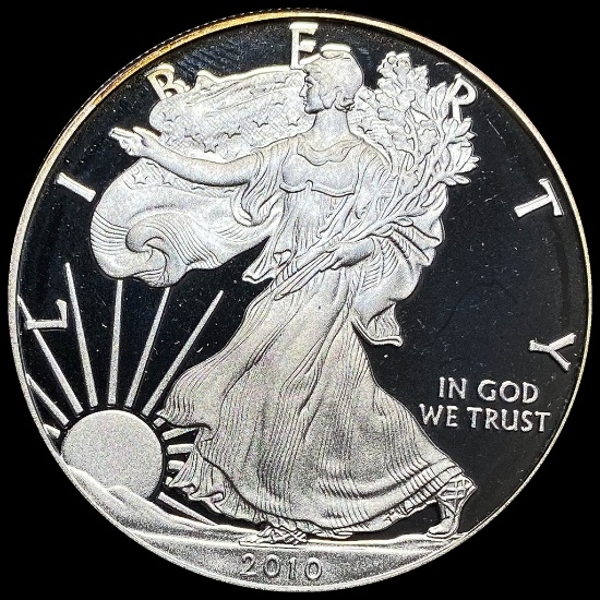 2010-W 1 oz Silver American Eagle Proof GEM PROOF