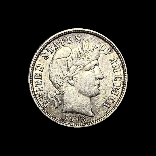 1913 Barber Dime UNCIRCULATED