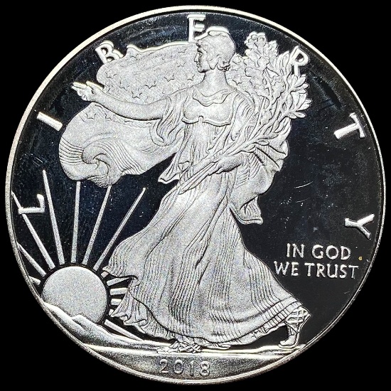 2018-W 1 oz Silver American Eagle GEM PROOF