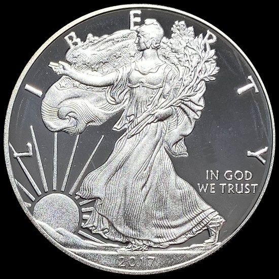 2017-W Silver American Eagle Proof $1 GEM PROOF