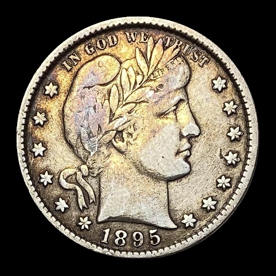 1895 Barber Silver Quarter LIGHTLY CIRCULATED