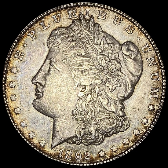 1892 Morgan Silver Dollar NEARLY UNCIRCULATED