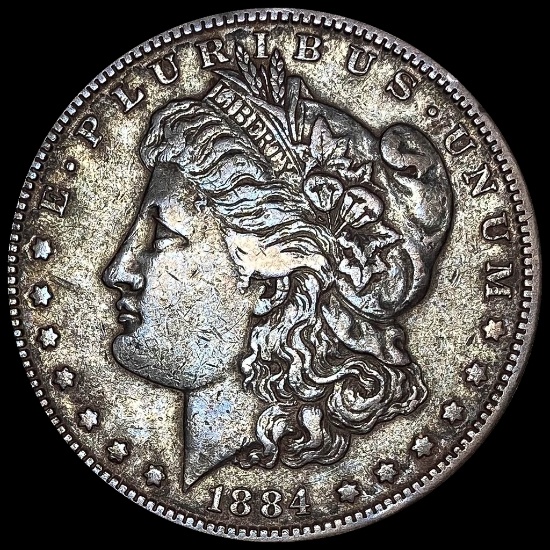 1884-S Silver Morgan Dollar NEARLY UNCIRCULATED