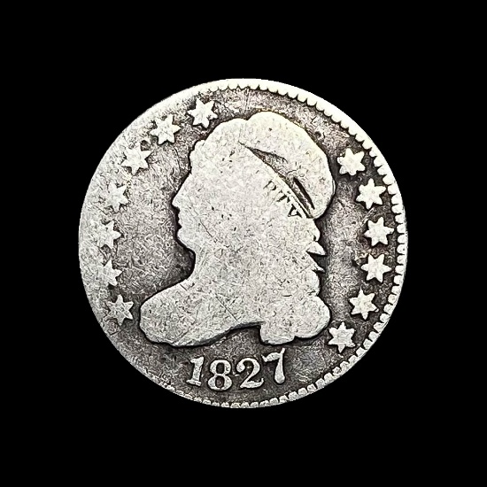 1827 Capped Bust Dime NICELY CIRCULATED