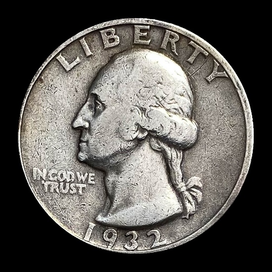 1932-D Silver Washington Quarter LIGHTLY CIRCULATED