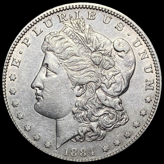 1884-S Silver Morgan Dollar CLOSELY UNCIRCULATED