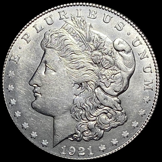 1921-D Silver Morgan Dollar CHOICE AU