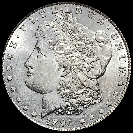 1891 Silver Morgan Dollar CHOICE BU