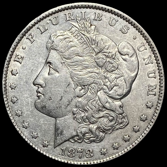 1878 Silver Morgan Dollar CLOSELY UNCIRCULATED