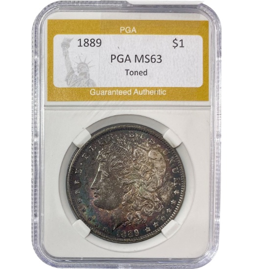 1889 Morgan Silver Dollar PGA MS63